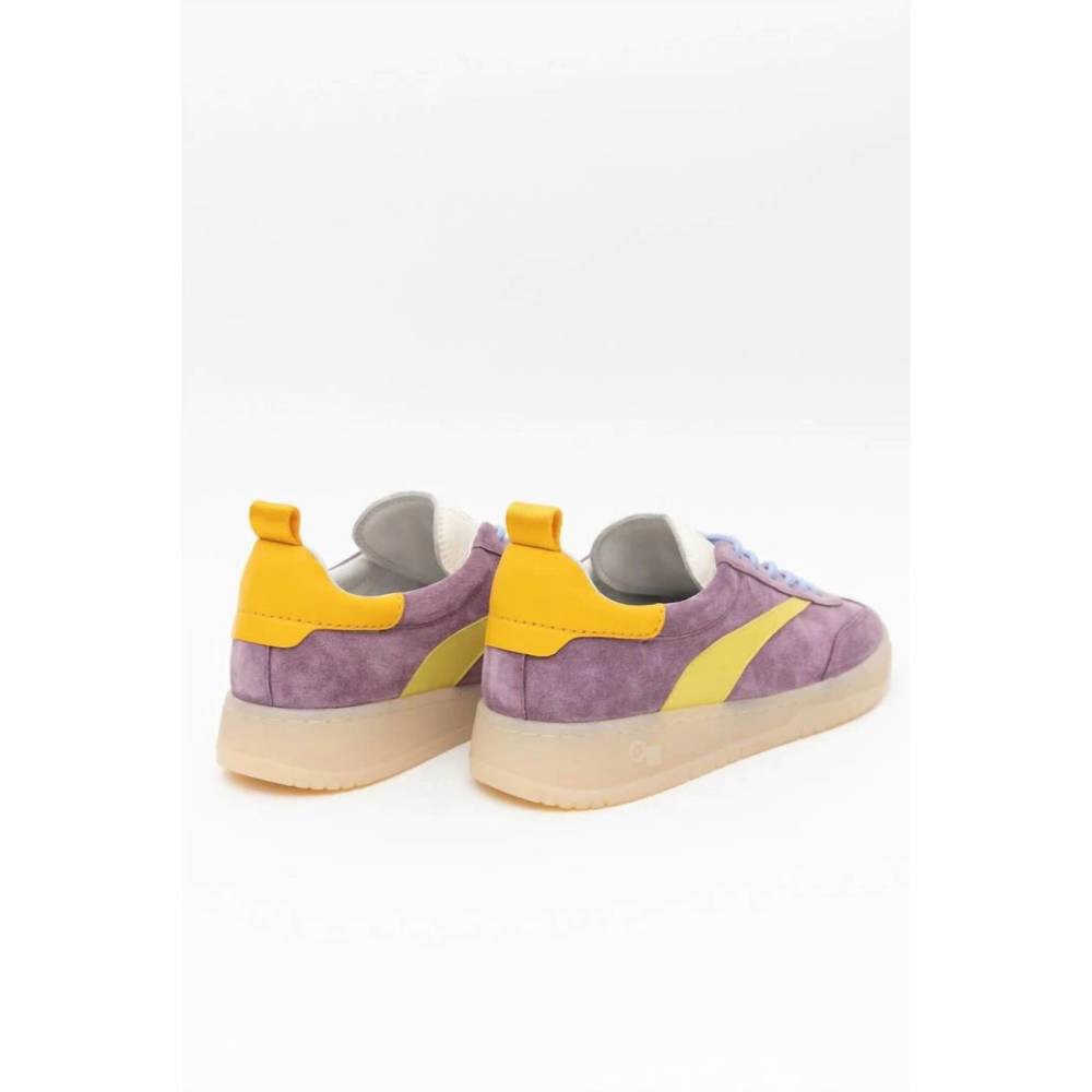 NEW ONCEPT women's crushed panama sneaker in grape